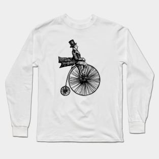 Vintage High Wheel Cyclist Long Sleeve T-Shirt